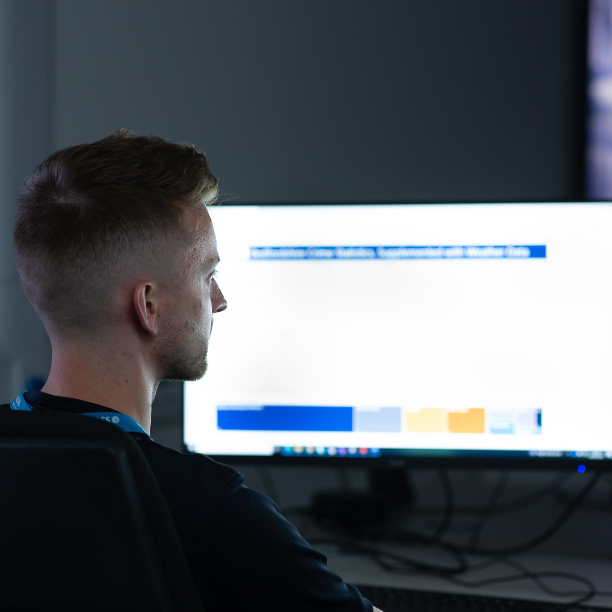 mass staff at desk